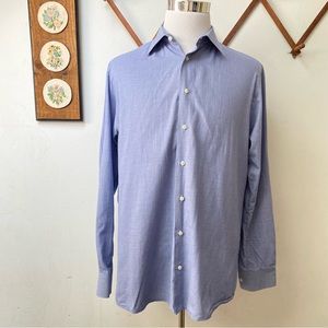 Suitsupply Egyptian Cotton Dress Shirt Size 44 17.5